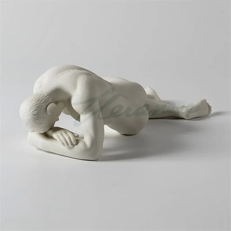 Interior Design Home Decor - Modern Art Ceramics Statue Abstract Naked