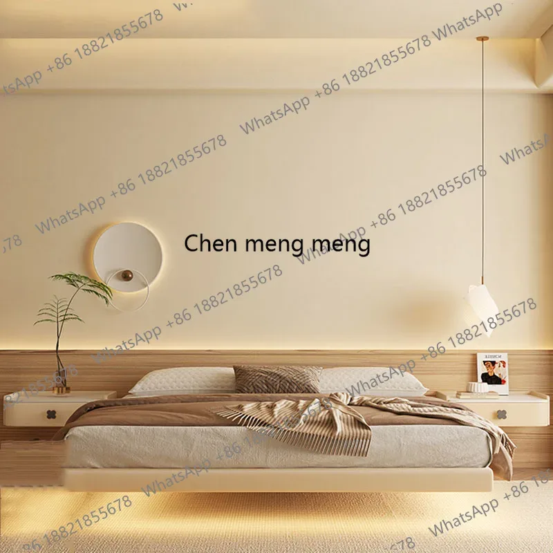 Interior Design White And Wood - F150Sleeping Double Bed Modern Wooden Soft