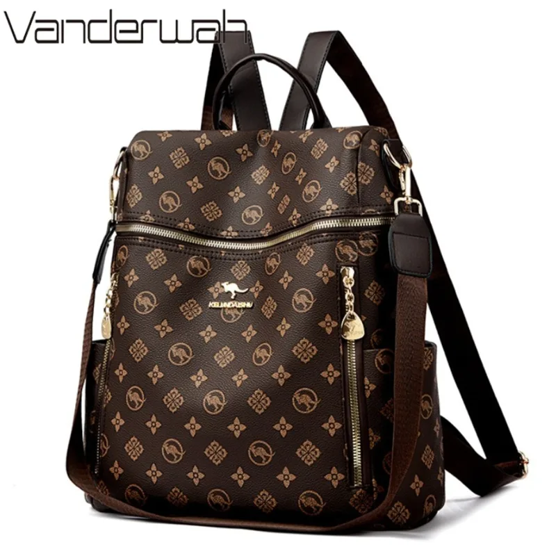 Interior Design Women - Genuine Brand Women's Soft Leather Backpack