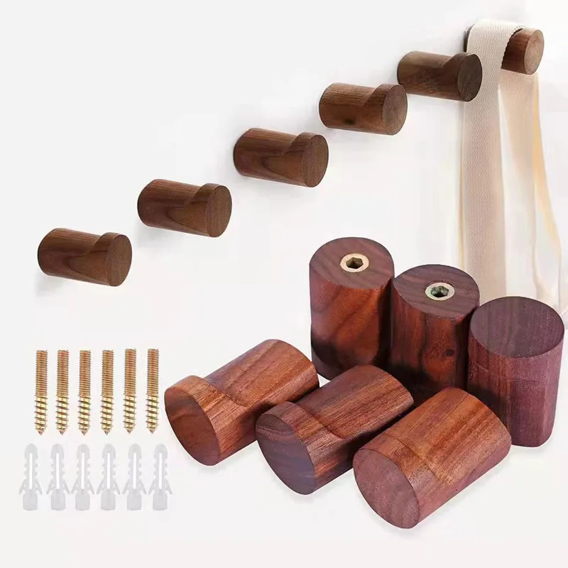 Interior Design Home - Beech Wood Black Walnut Hook Modern