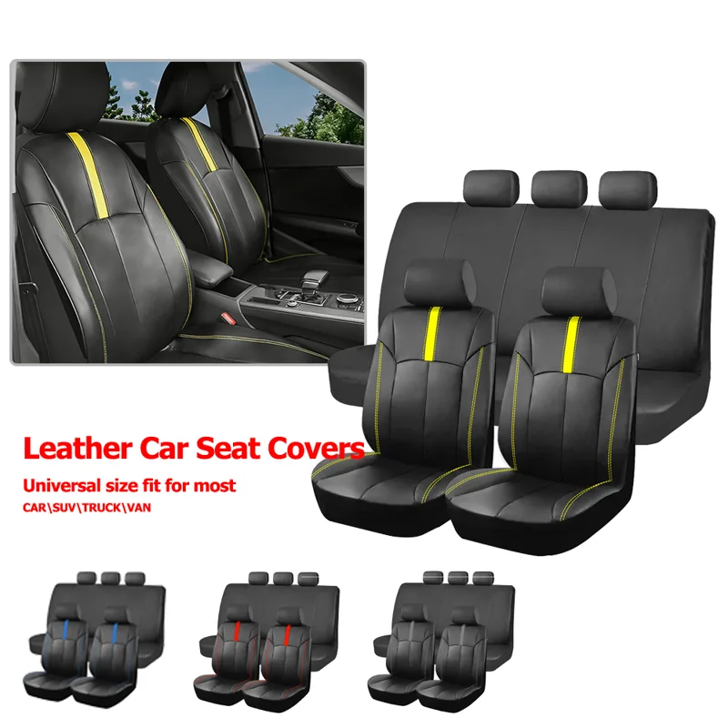 Interior Design Product - Universal PU Leather Car Seat Covers