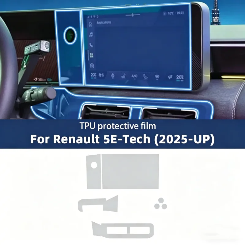 Interior Design Tech - For Renault 5 E-Tech 2025-2026 Clear