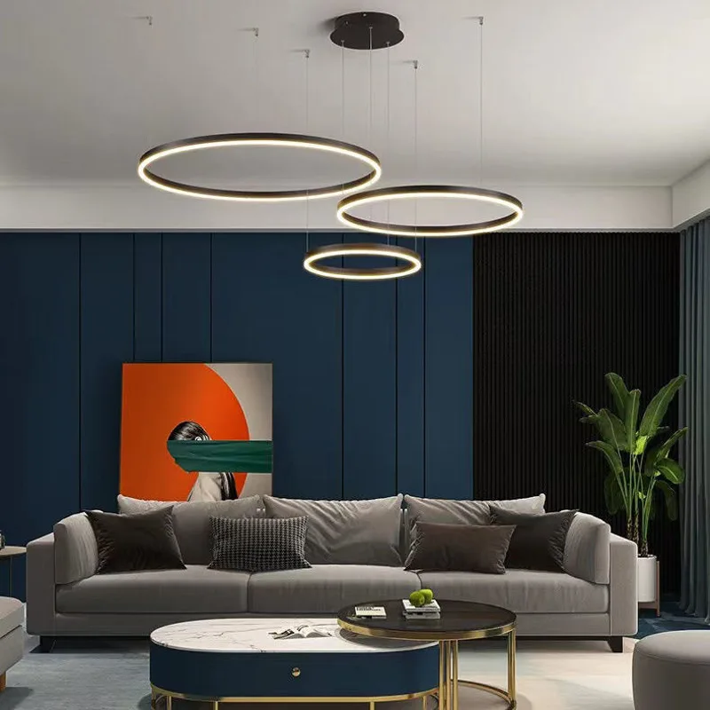 Engineering And Interior Design - Nordic Modern LED Pendant Light Circle