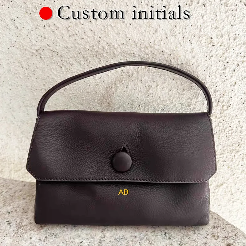 Interior Design Women - Custom Initials Genuine Leather Mini The