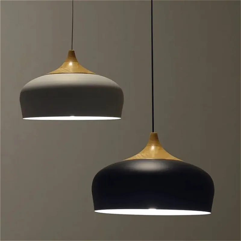 Interior Design Hall - Nordic Aluminum Big Lampshade Ceiling Chandelier