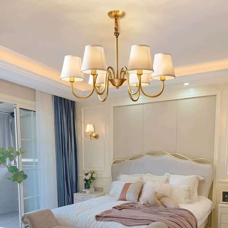 Interior Design Hall - Copper Chandelier For Living Room Bedroom