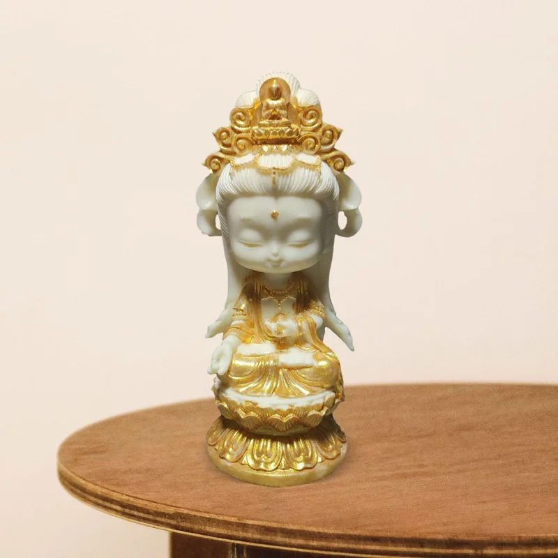 Interior Design Home Decor - Miniature Buddha Statue Car Decoration Crafts