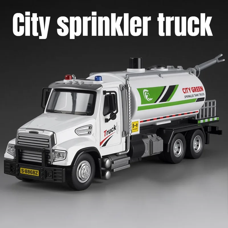 Engineering And Interior Design - 1:32 City Sprinkler Truck Anti Haze