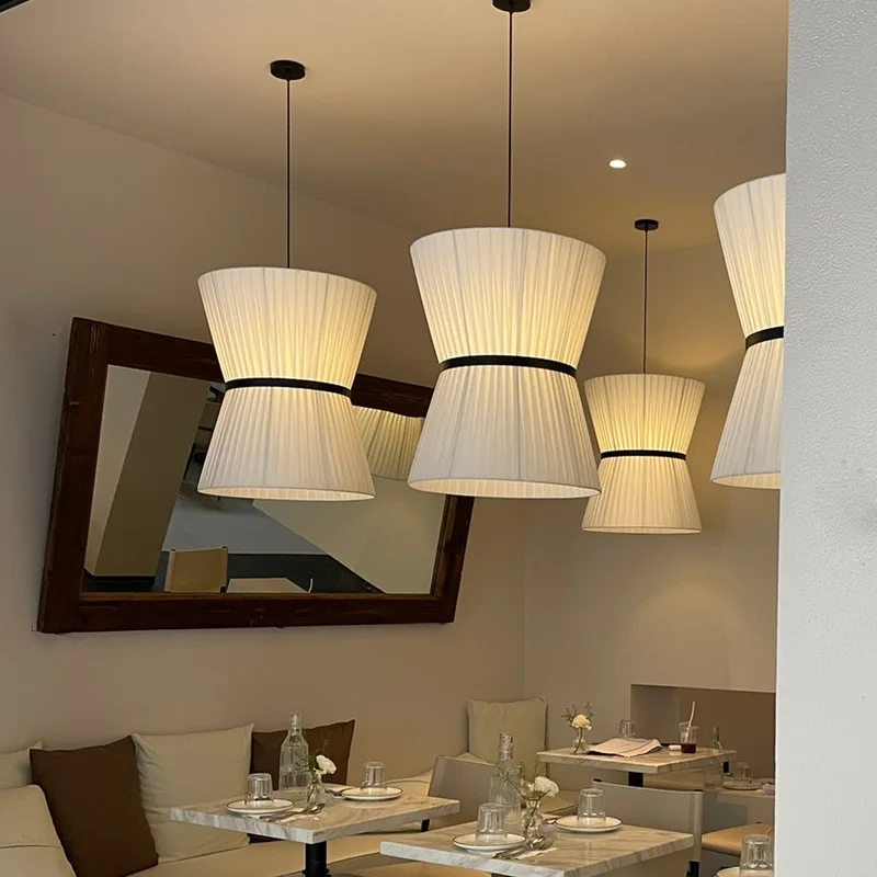 Interior Design Hall - Modern Designer Minimalist Fabric LEDPendant Light
