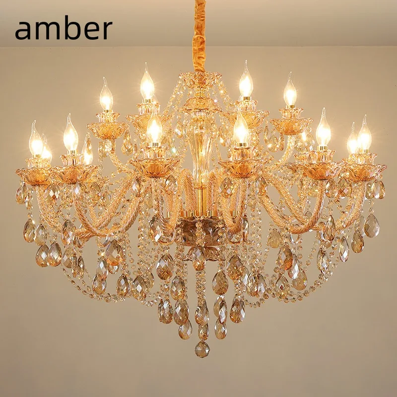 Interior Design Years - French Luxury Crystal Living Room Chandelier