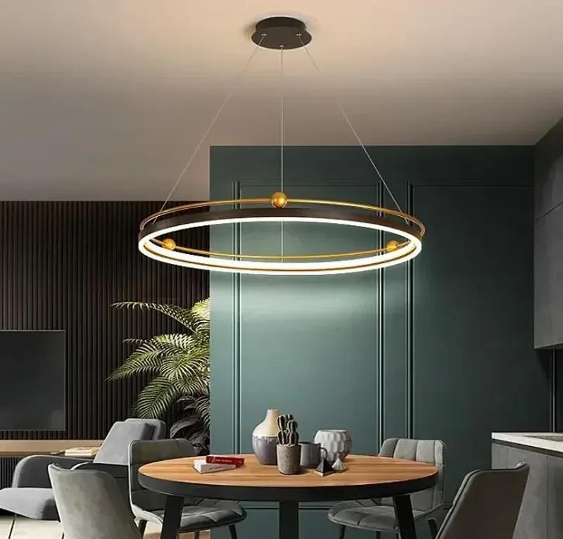 Engineering And Interior Design - Modern led chandelier circle lights for