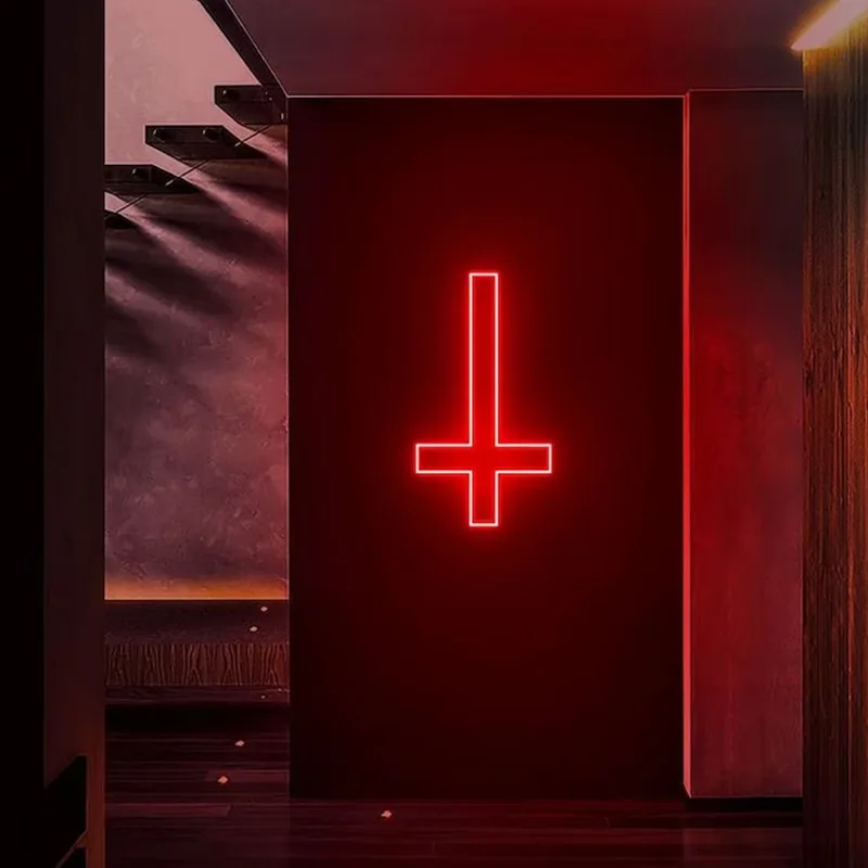Engineering And Interior Design - Cross Neon Light Custom Neon Sign