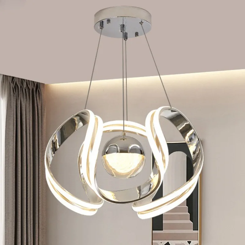 Interior Design Hall - Nordic Light Luxury StyleLiving Room/Dining Hall