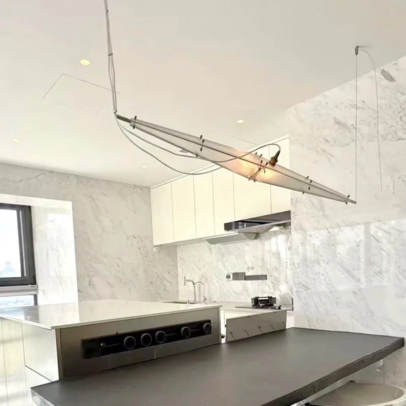 LED Glass Chandelier Minimalis - Interior Design Hall recension och pris