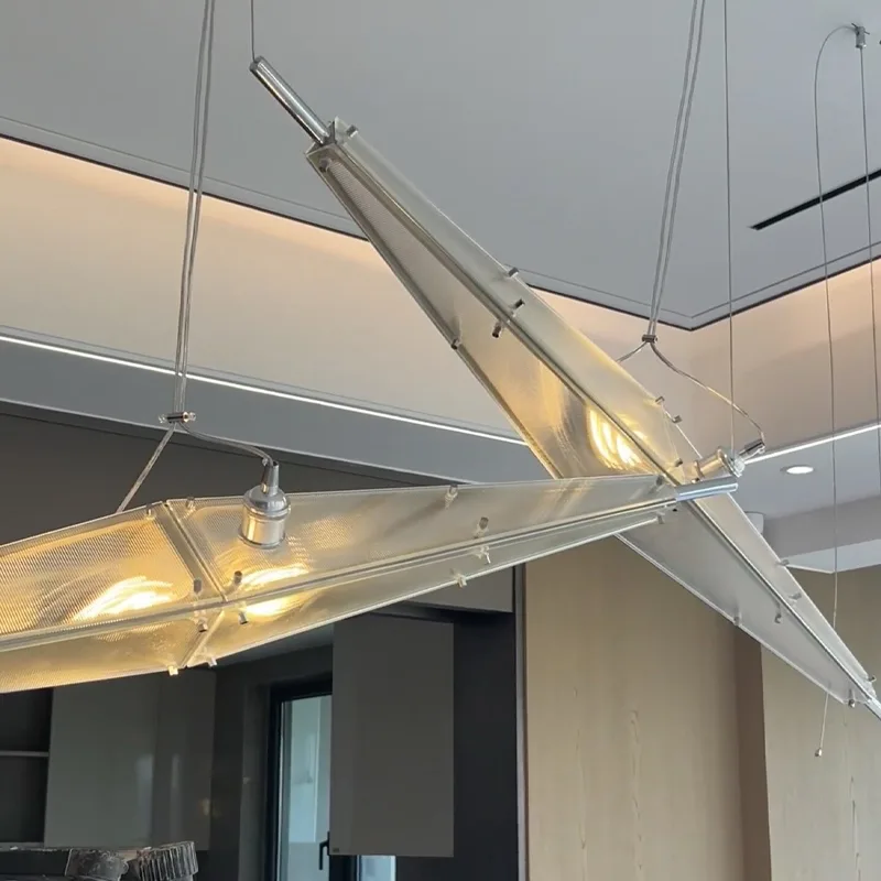 LED Glass Chandelier Minimalis - Interior Design Hall recension och pris