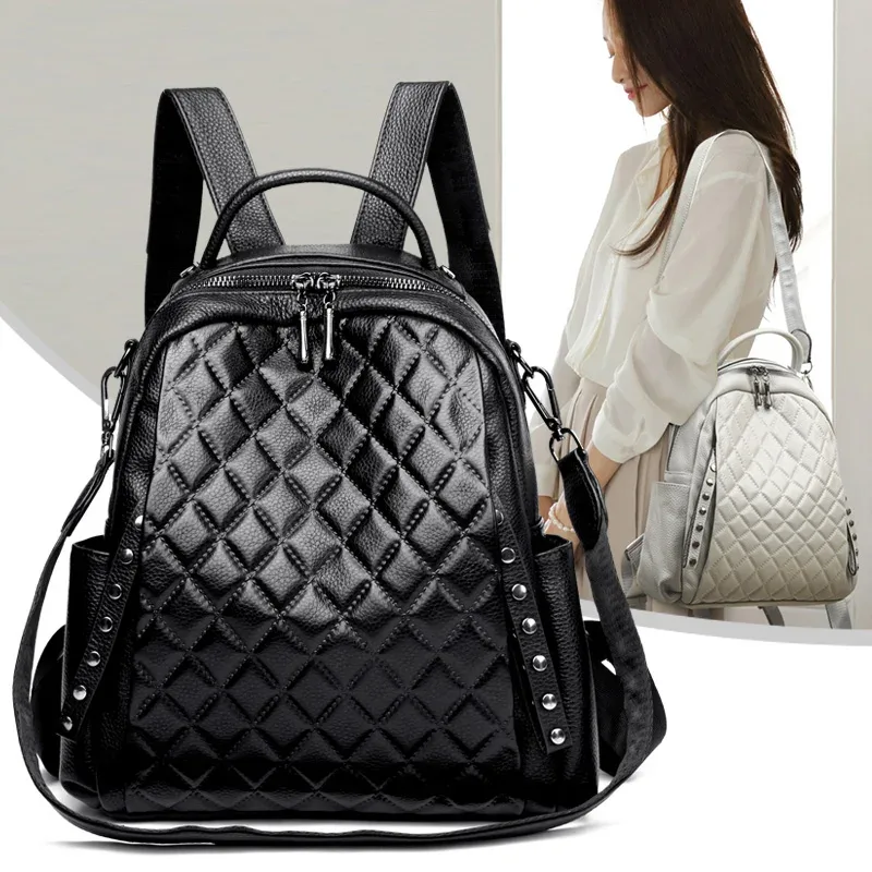 Genuine Leather Rucksack Women - Interior Design Women recension och pris