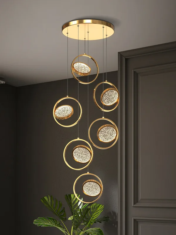 Modern LED Ring Chandelier Int - Interior Design Hall recension och pris