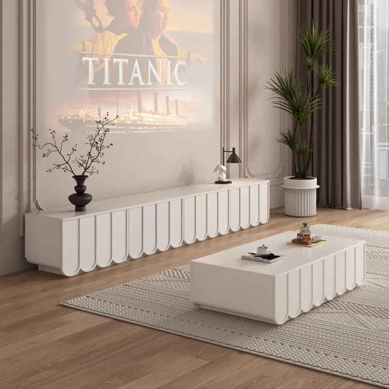 Design Modern Tv Cabinet Inter - Interior Design White And Wood recension och pris