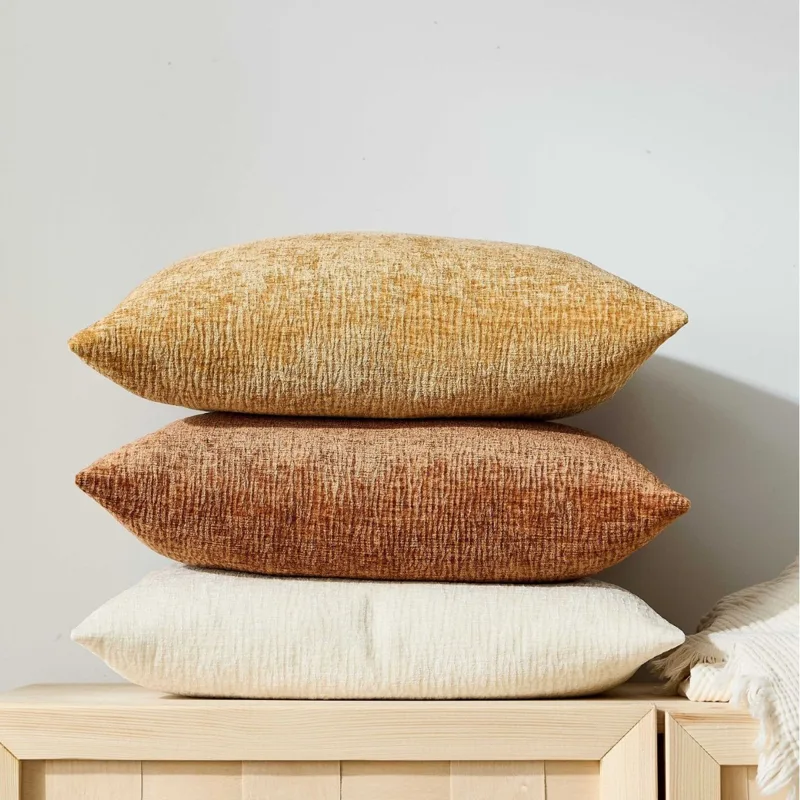 Textured Pleated Chenille Thro - Textured Throw Natural recension och pris