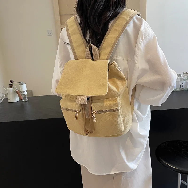 Canvas Backpack Women Travel B - Interior Design Women recension och pris