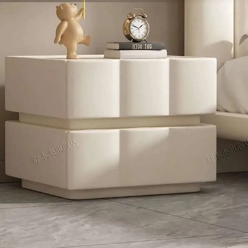 White Cabinet Storage Nightsta - Interior Design White And Wood recension och pris
