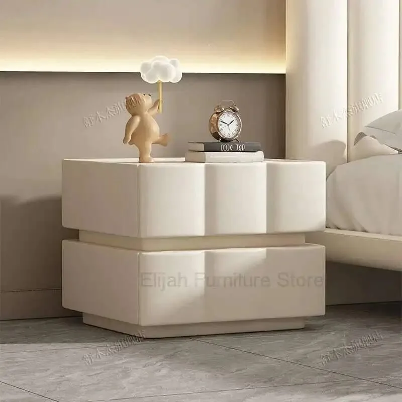 White Cabinet Storage Nightsta - Interior Design White And Wood recension och pris
