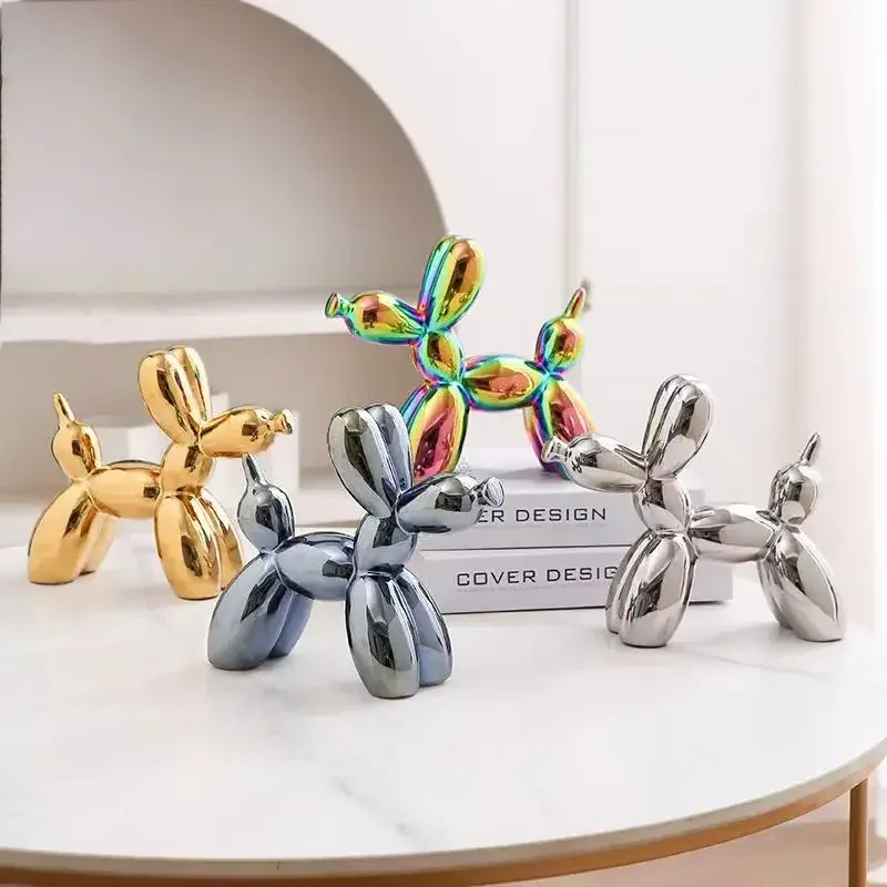Nordic Ceramic Balloon Dog Abs - Interior Design Home Decor recension och pris
