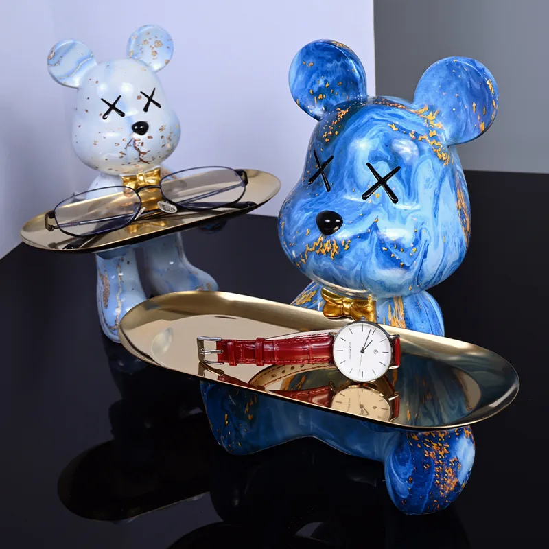 Colorful Bear Statues and Scul - Interior Design Home Decor recension och pris