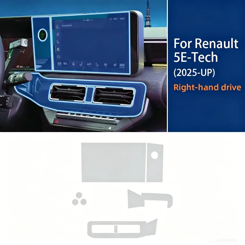 For Renault 5 E-Tech 2025-2026 - Interior Design Tech recension och pris