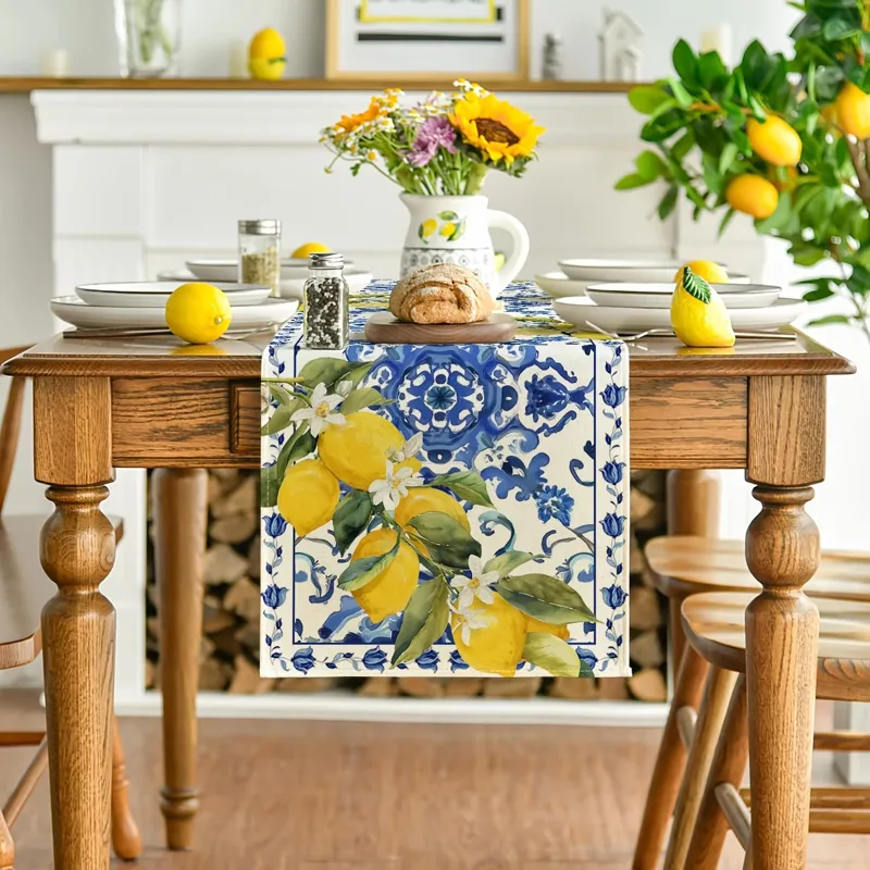 1pc Table Runner Printed With  - Interior Design Years recension och pris