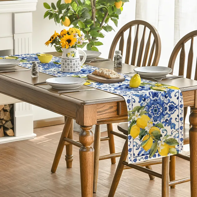 1pc Table Runner Printed With  - Interior Design Years recension och pris