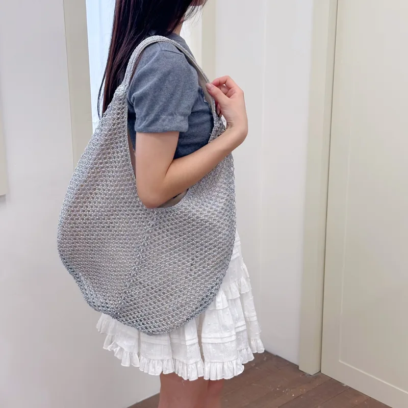 Hollow Woven Fishing Net Bags  - Interior Design Trends 2026 recension och pris