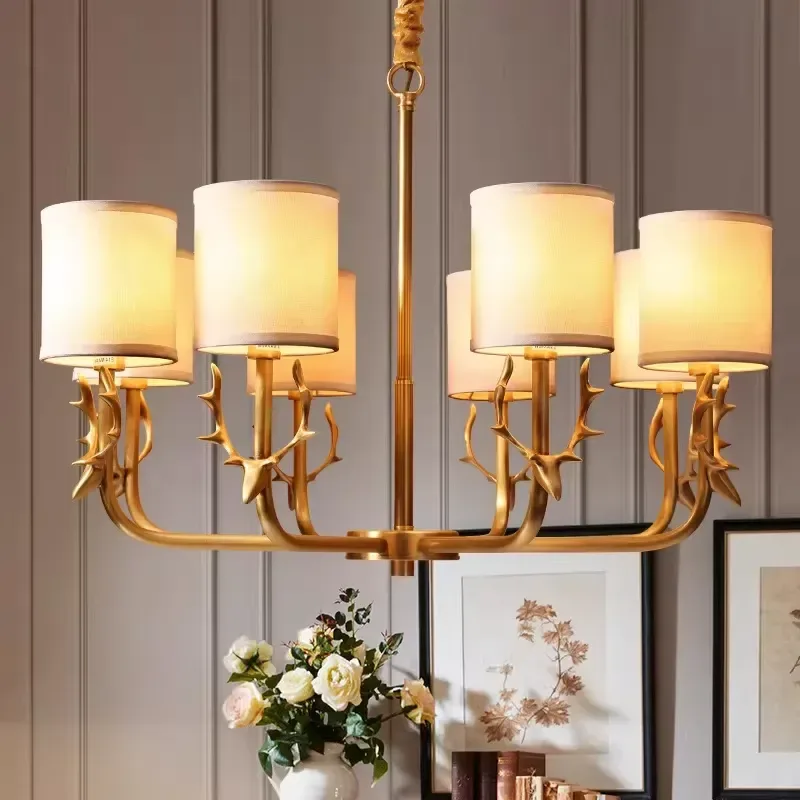 Copper Chandelier for Living R - Interior Design Hall recension och pris