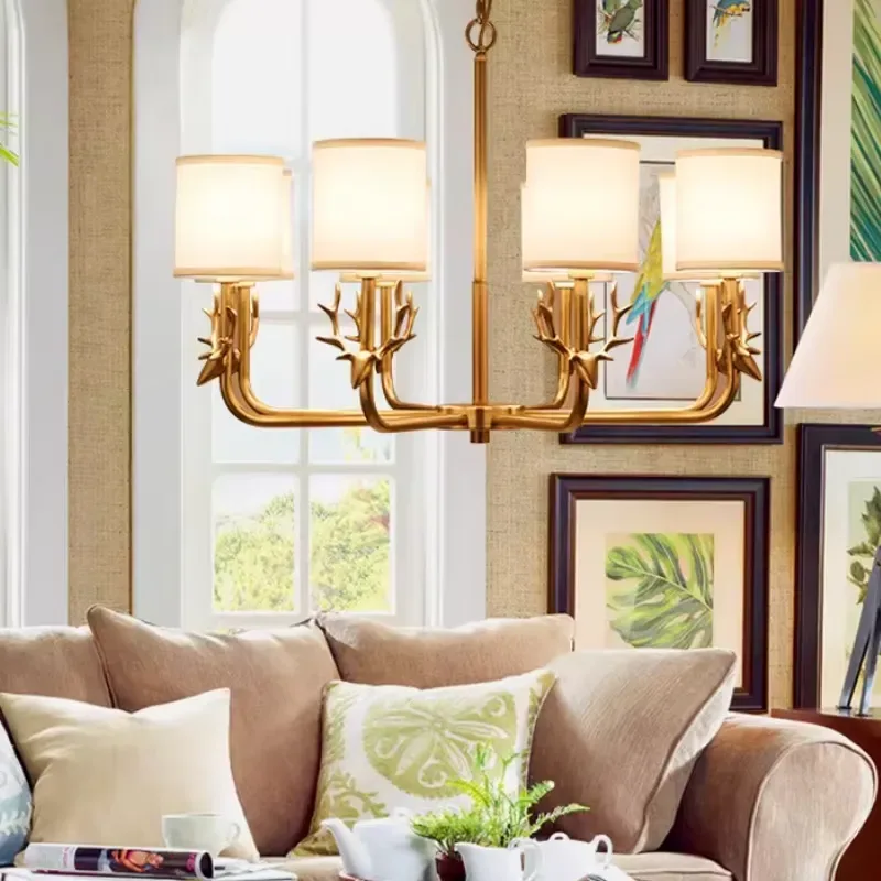 Copper Chandelier for Living R - Interior Design Hall recension och pris