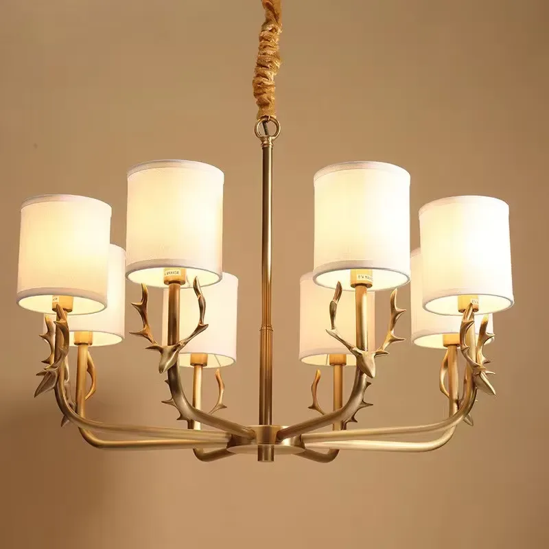 Copper Chandelier for Living R - Interior Design Hall recension och pris