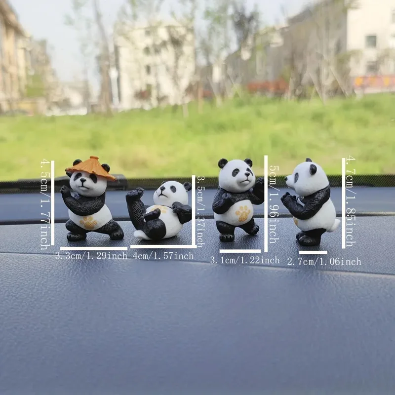4pcs/set Panda Design Car Orna - Interior Design Product recension och pris
