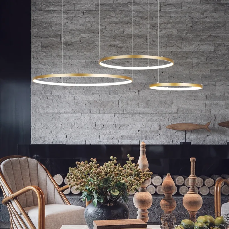 Modern Circle Rings LED Chande - Engineering And Interior Design recension och pris