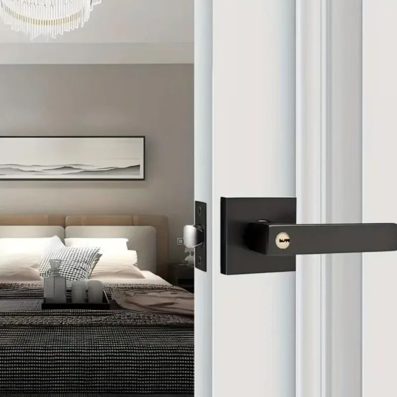 Privacy Door Lock Black Lever  - Interior Design Home recension och pris