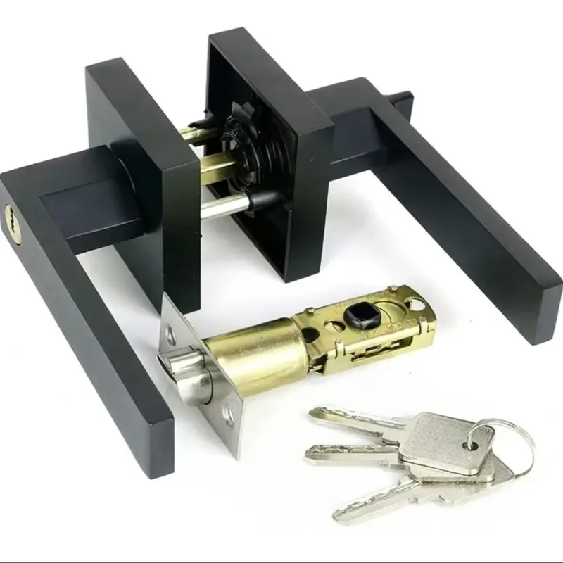 Privacy Door Lock Black Lever  - Interior Design Home recension och pris