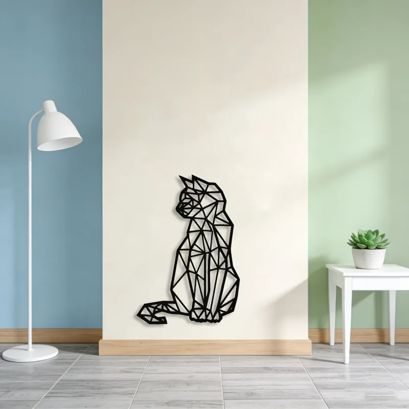 CIFBUY Iron Wall Art Metal Cat - Interior Design Home recension och pris