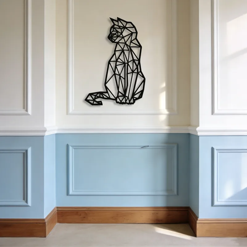 CIFBUY Iron Wall Art Metal Cat - Interior Design Home recension och pris