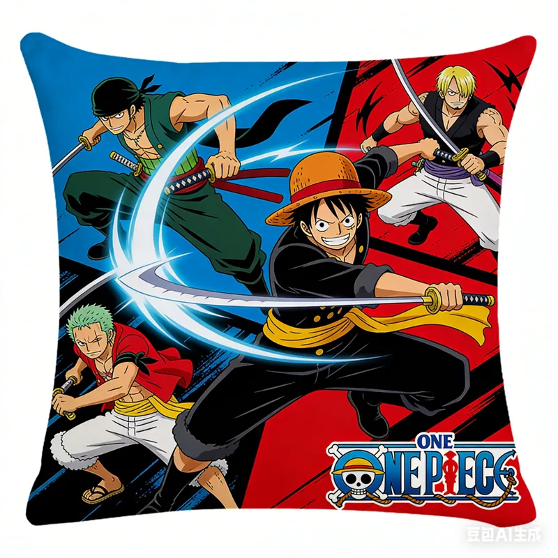 One Piece Anime Style Pillowca - Interior Design Home Decor recension och pris
