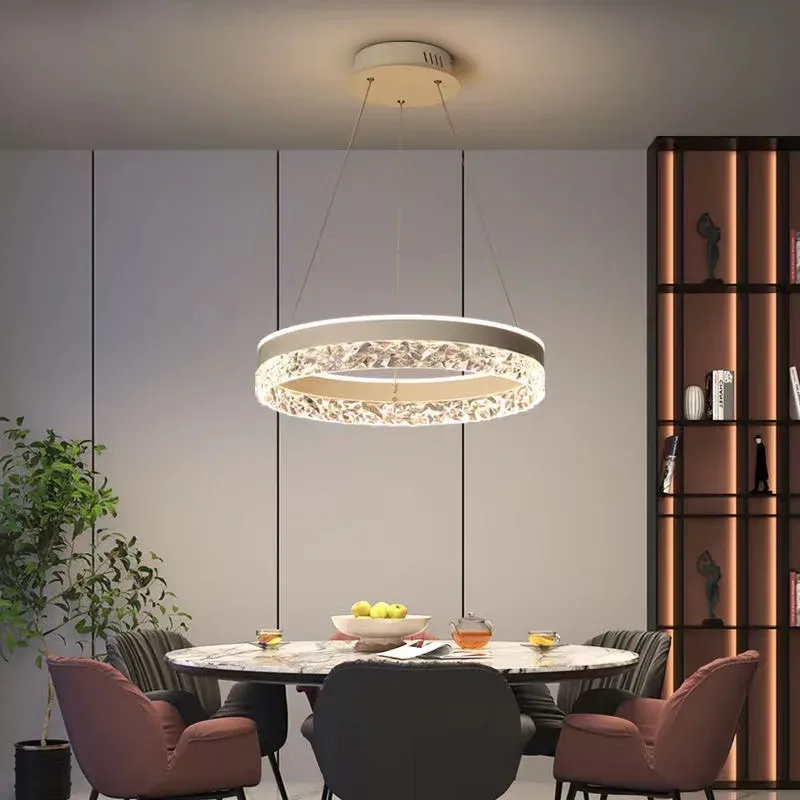 Modern Luxury Crystal LED Pend - Interior Design Hall recension och pris