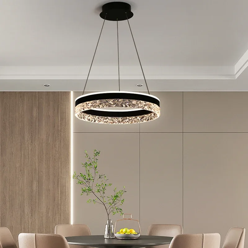 Modern Luxury Crystal LED Pend - Interior Design Hall recension och pris