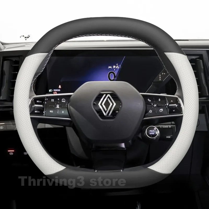 Leather Car Steering Wheel Cov - Interior Design Tech recension och pris