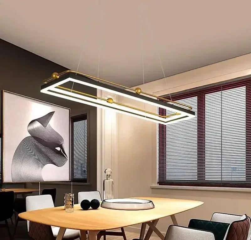 Modern led chandelier circle l - Engineering And Interior Design recension och pris