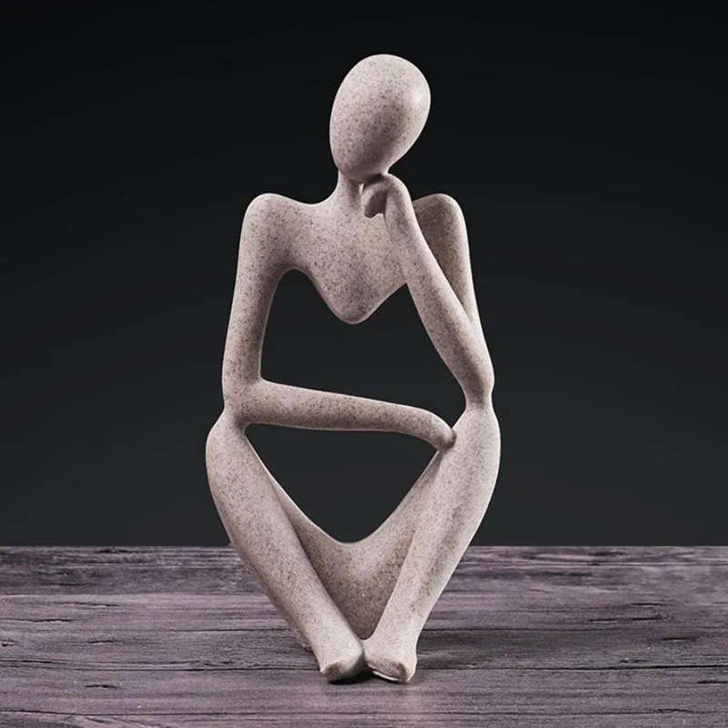 Nordic Abstract Thinker Statue - Interior Design Home Decor recension och pris