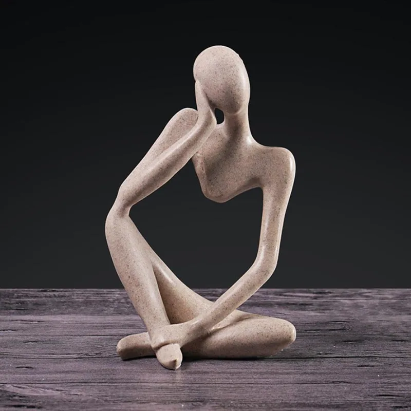 Nordic Abstract Thinker Statue - Interior Design Home Decor recension och pris