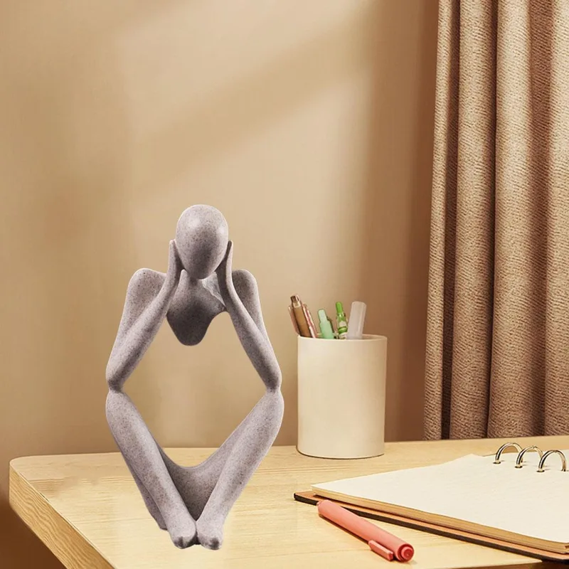 Nordic Abstract Thinker Statue - Interior Design Home Decor recension och pris