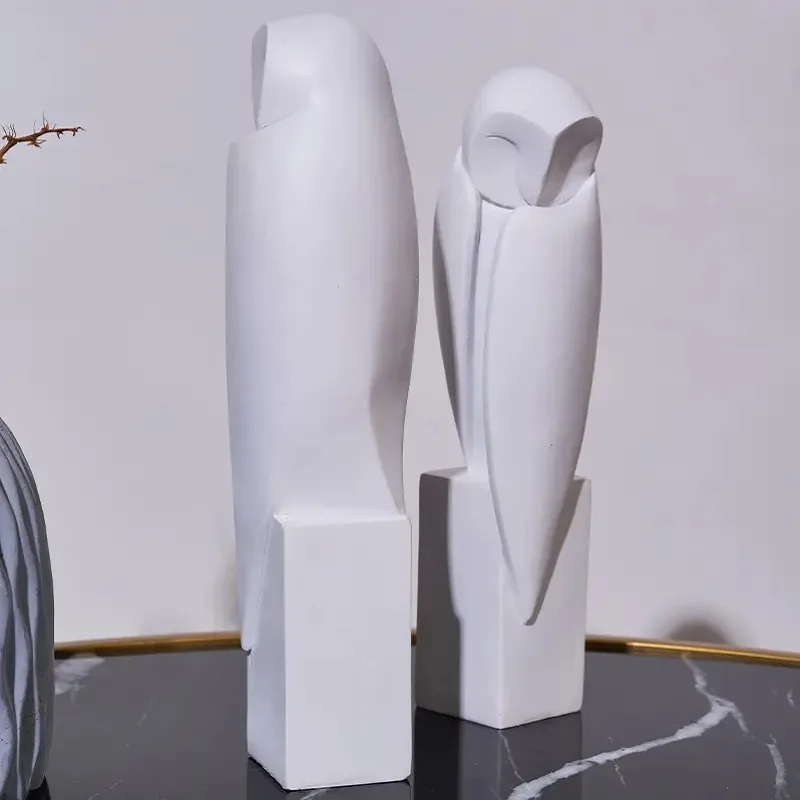 Minimalist Owll Statue Sculptu - Interior Design Home Decor recension och pris